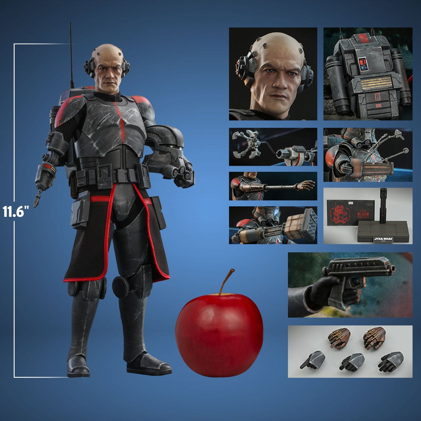 Star Wars The Bad Batch Echo Sixth Scale Figure by Hot Toys