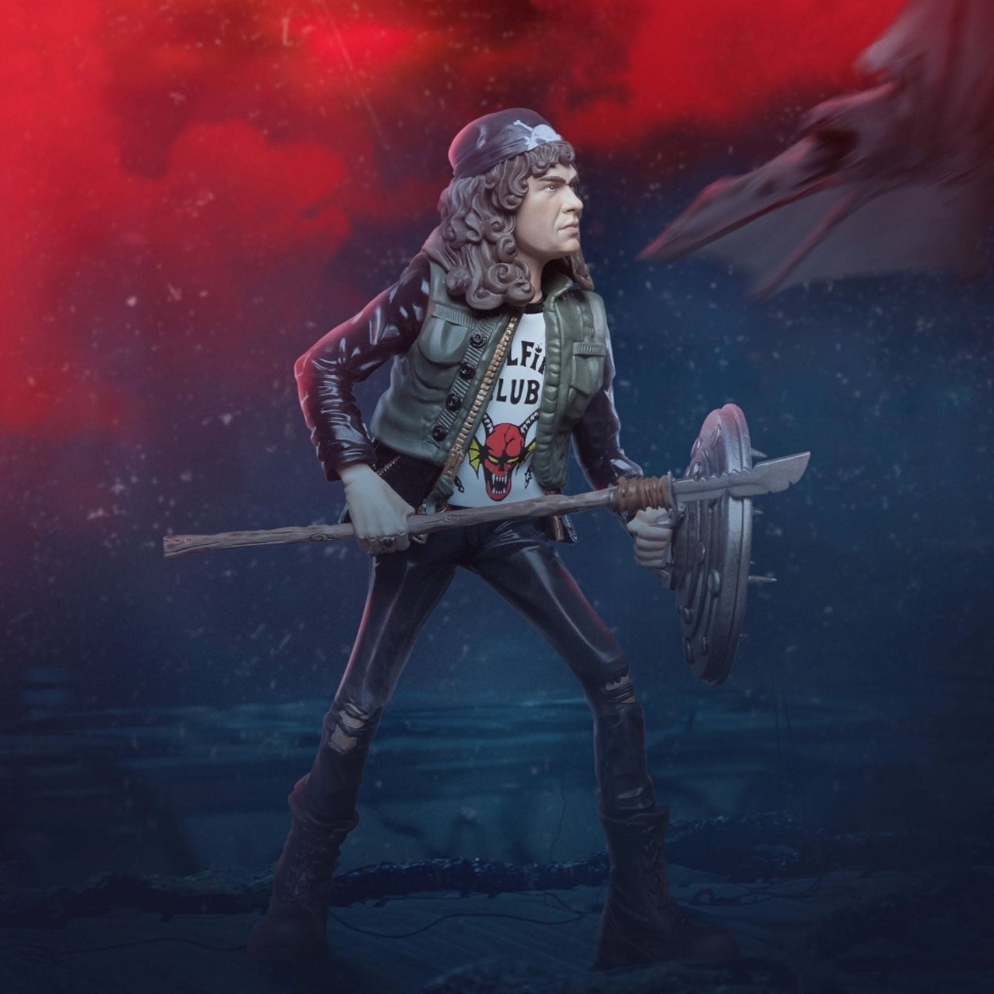 Eddie Munson with Shield (Stranger Things) Limited Edition Mini Epics Statue by Weta Workshop