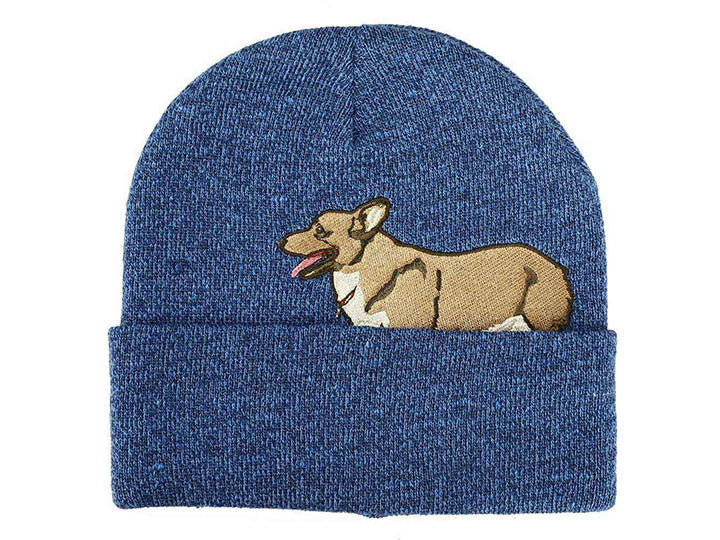 Cowboy Bebop Ein Embroidered Peekaboo Cuff Beanie