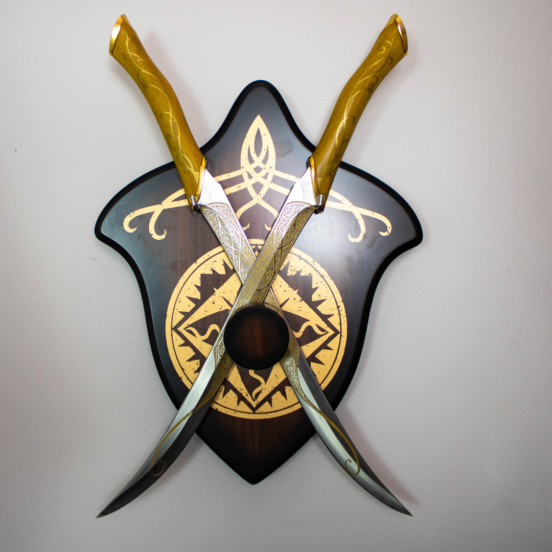 Fighting Knives of Legolas (Lord of the Rings) Stainless Steel Prop Replica Set