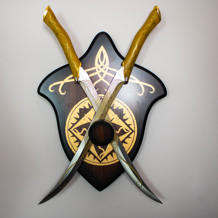 Fighting Knives of Legolas (Lord of the Rings) Stainless Steel Prop Replica Set