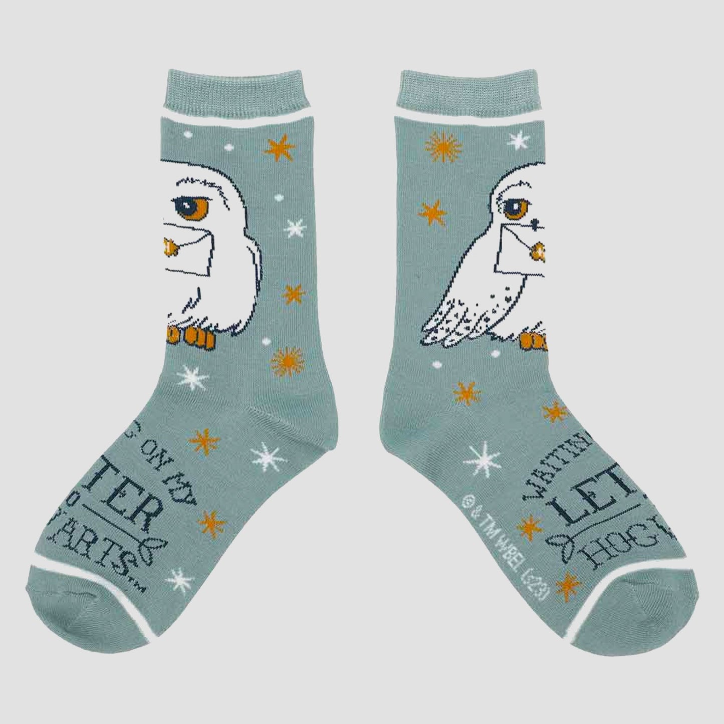 Harry Potter Floral Hogwarts Crew Socks 5 Pair Set
