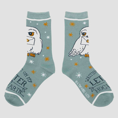 Harry Potter Floral Hogwarts Crew Socks 5 Pair Set