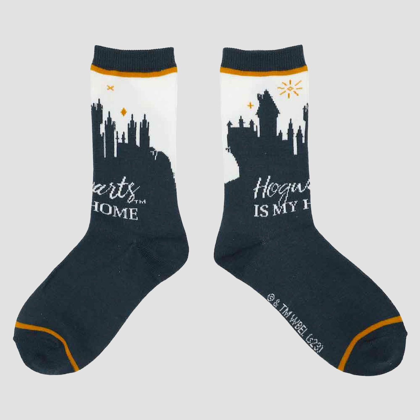 Harry Potter Floral Hogwarts Crew Socks 5 Pair Set