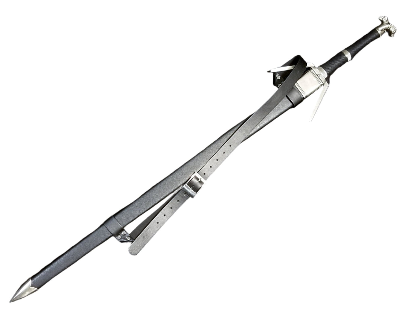 The Witcher Geralt's Silver Sword Steel Replica (Game Version)