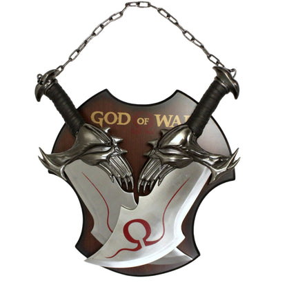 God of War Kratos "Blades of Chaos" Stainless Steel Double Blades Replica Set