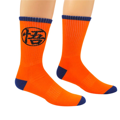 Dragon Ball Z Goku Kame Athletic Crew Socks