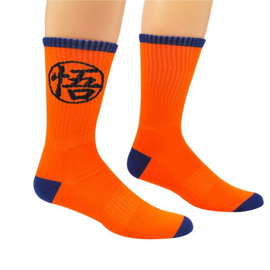 Dragon Ball Z Goku Kame Athletic Crew Socks