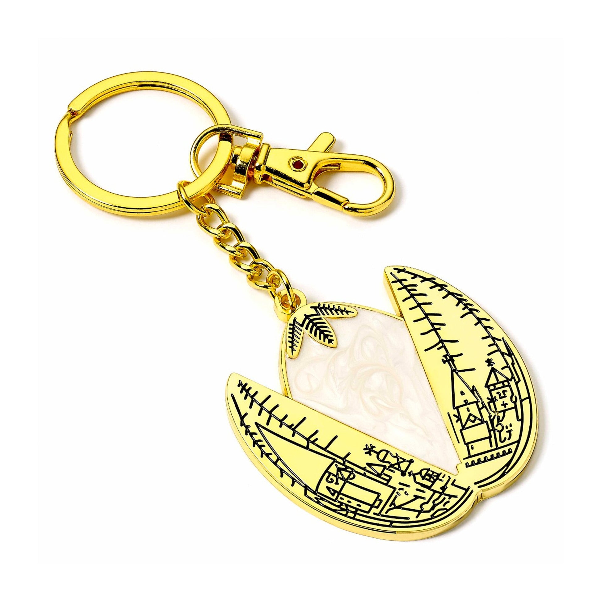 Golden Mermaid Egg Harry Potter Metal Keyring