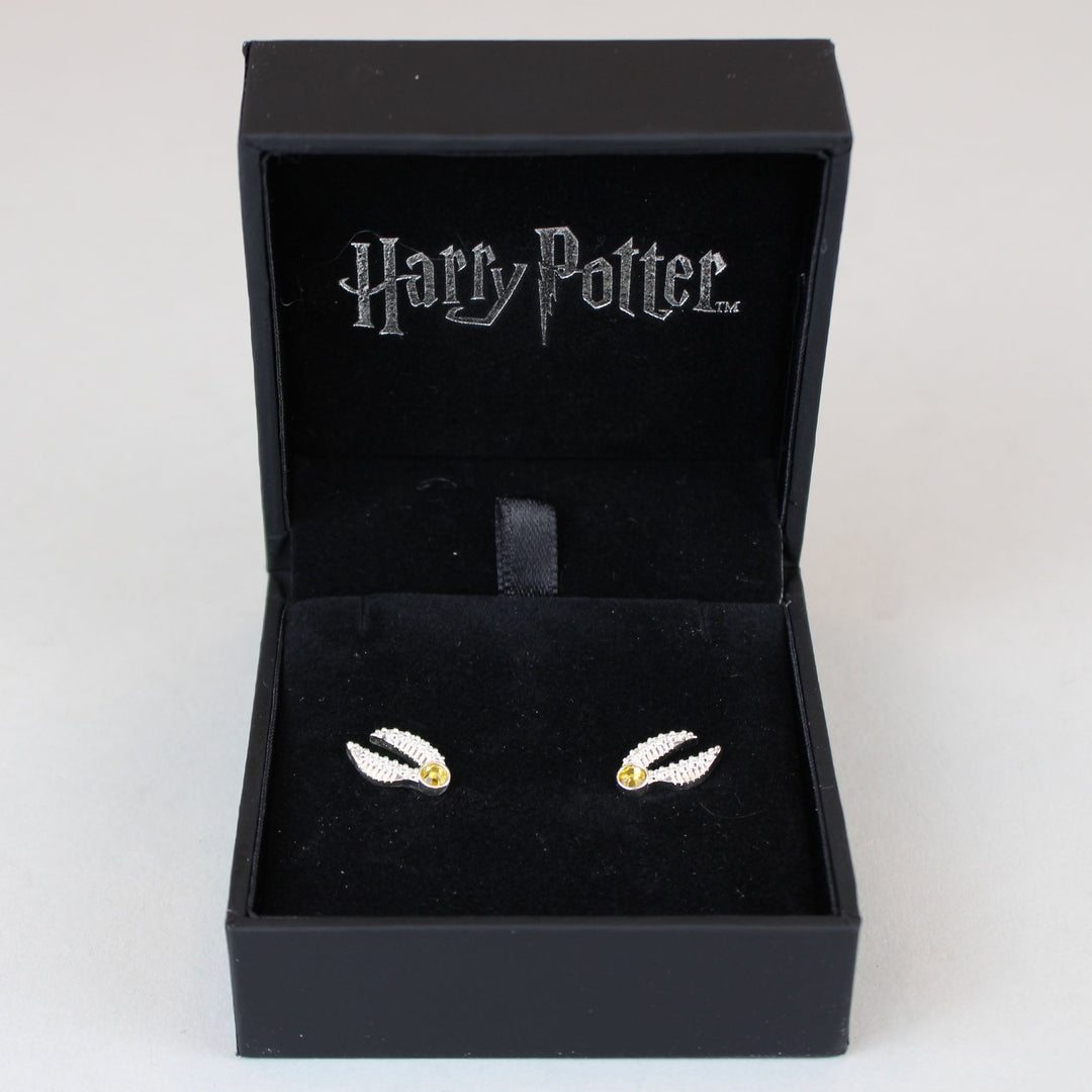 Golden Snitch (Harry Potter) Crystal Stud Earrings