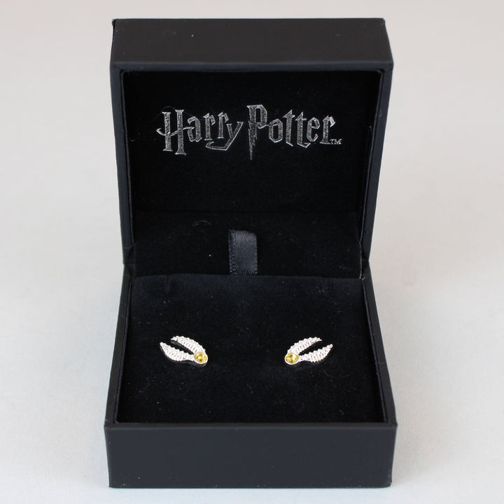 Golden Snitch (Harry Potter) Crystal Stud Earrings