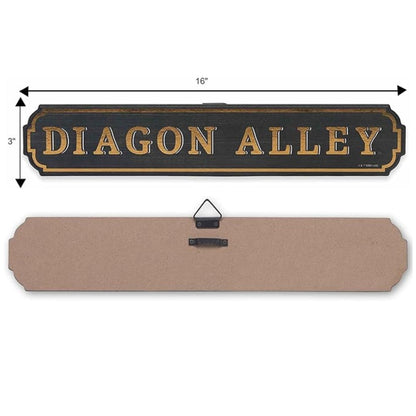 Harry Potter Diagon Alley Sign 16" x 3" Wood Novelty Wall Sign