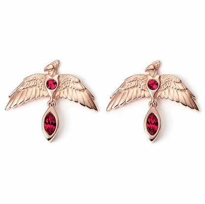 Fawkes the Phoenix Crystal Earrings