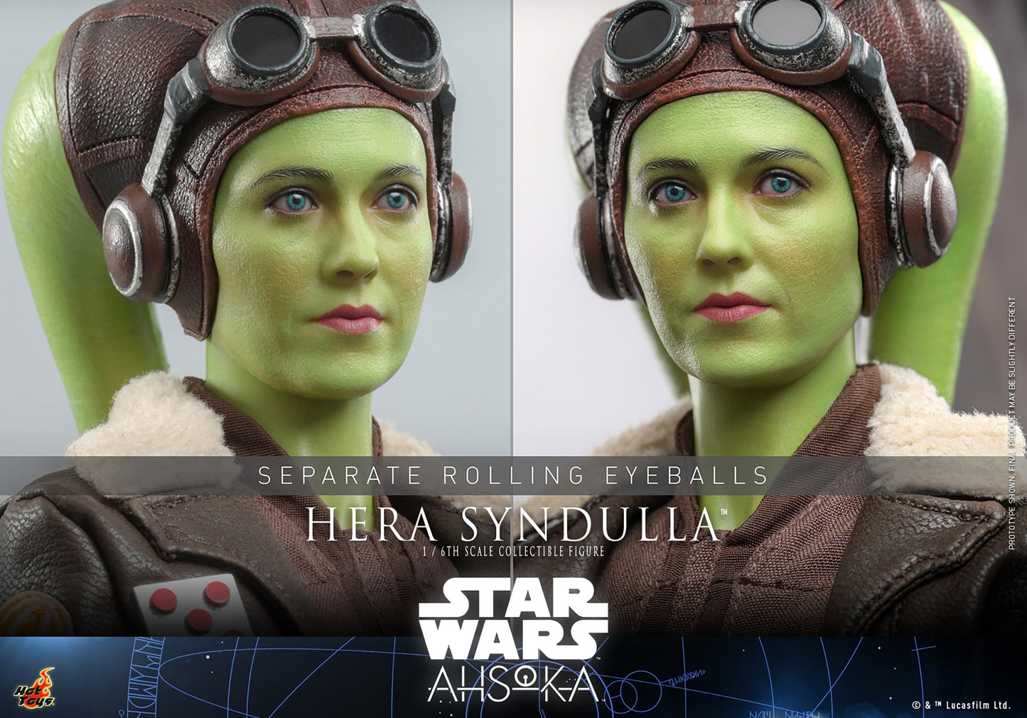Star Wars Ahsoka Hera Syndulla Sixth Scale Figure by Hot Toys