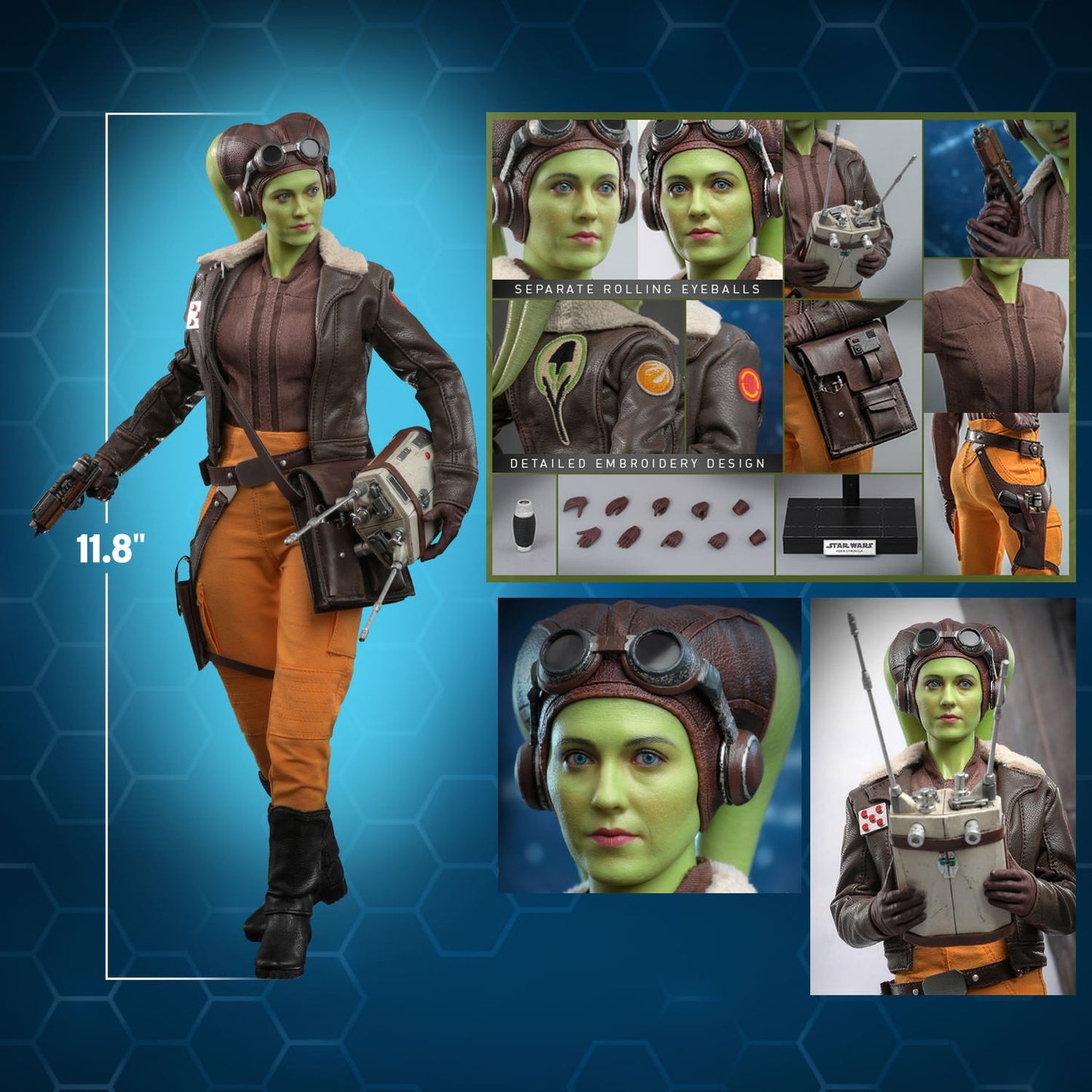 Star Wars Ahsoka Hera Syndulla Sixth Scale Figure by Hot Toys