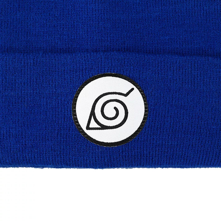 Naruto Shippuden Hidden Leaf Village &amp; Akatsuki Clan Cuff Beanie Hat Set