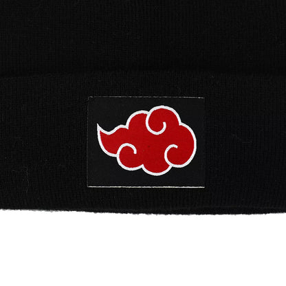 Naruto Shippuden Hidden Leaf Village & Akatsuki Clan Cuff Beanie Hat Set