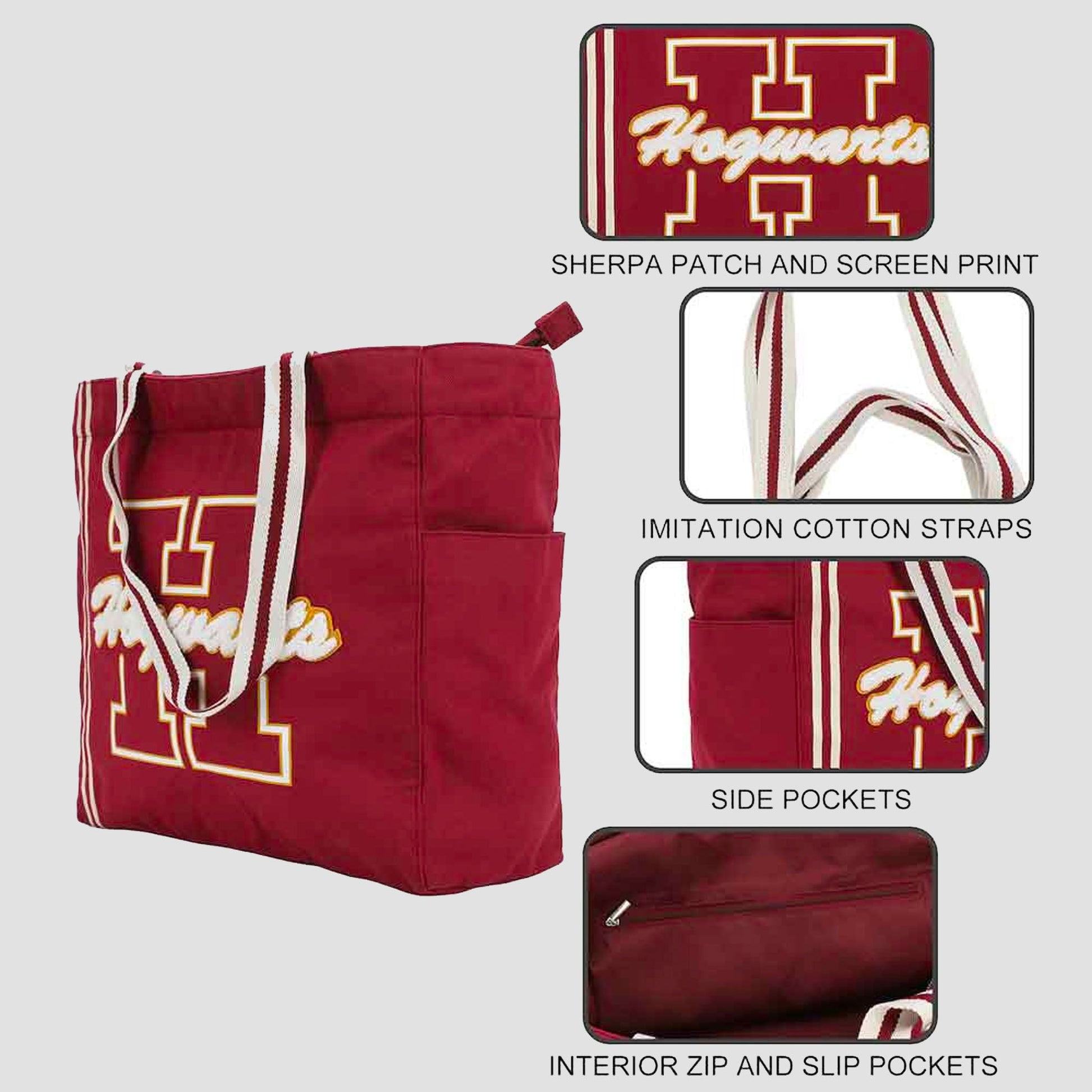 Hogwarts (Harry Potter) Collegiate Tote Bag