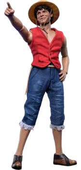 One Piece Monkey D Luffy Sixth Scale Figure by Hot Toys Netflix Version