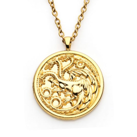 Game of Thrones House of the Dragon Targaryen Crest Pendant Necklace