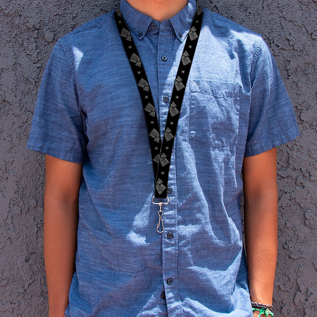 Game of Thrones House Stark Lanyard