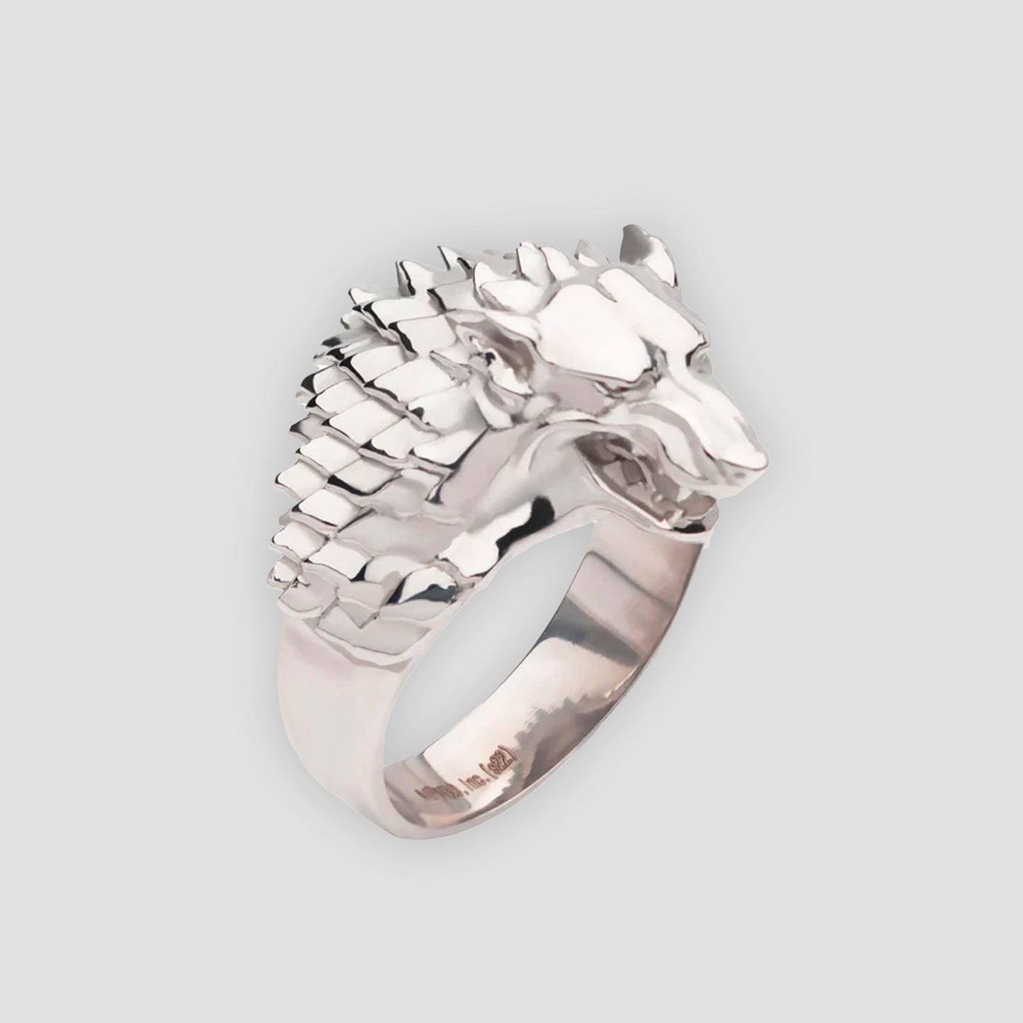 Game of Thrones House Stark Direwolf Ring