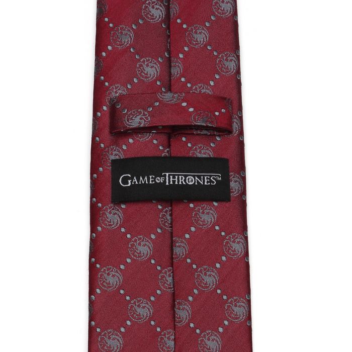 House Targaryen Dragon Dot (Red) Game of Thrones Fine Necktie