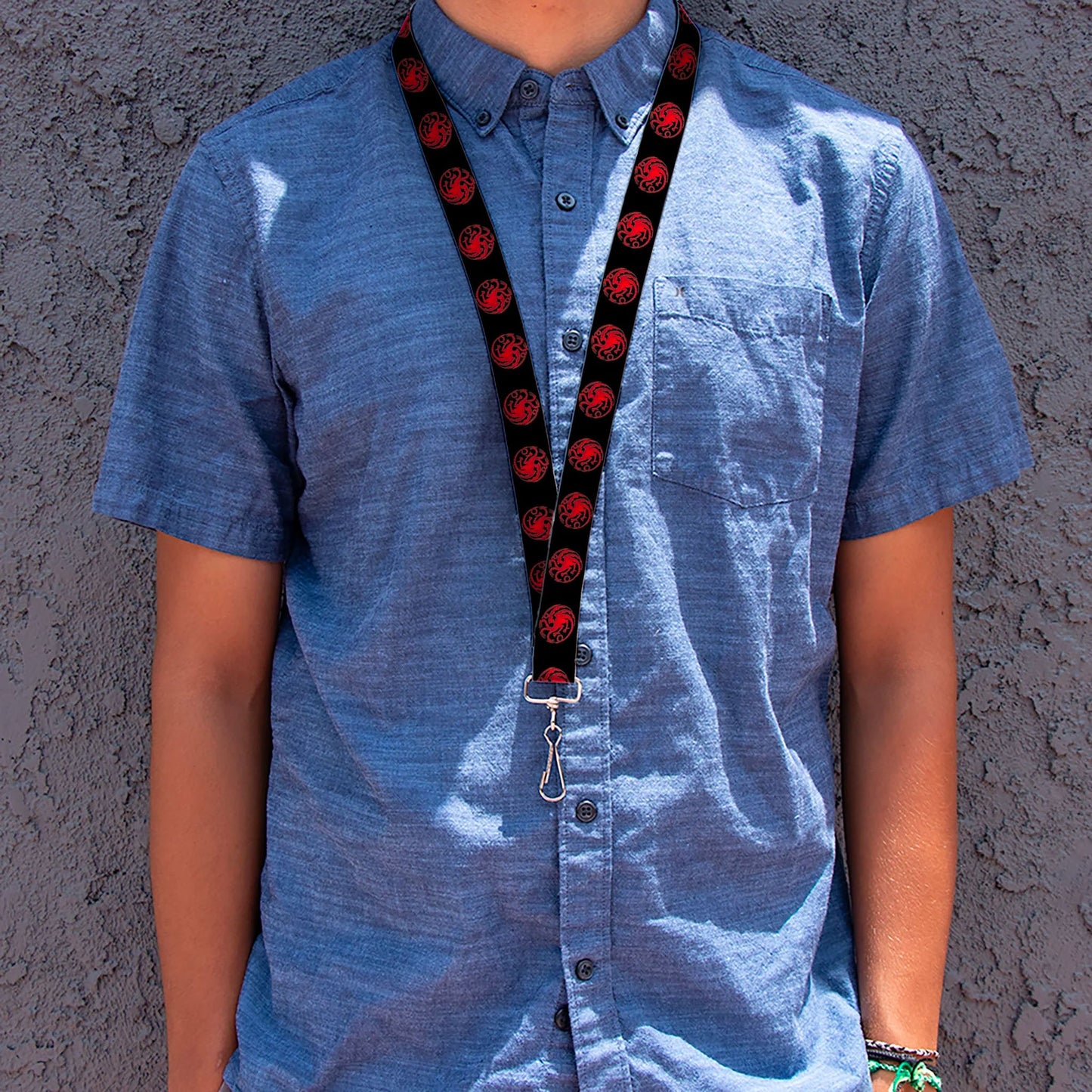 Game of Thrones House Targaryen Lanyard