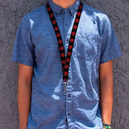 Game of Thrones House Targaryen Lanyard