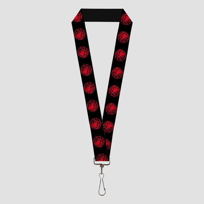 Game of Thrones House Targaryen Lanyard