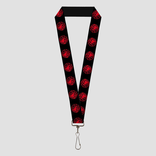Game of Thrones House Targaryen Lanyard