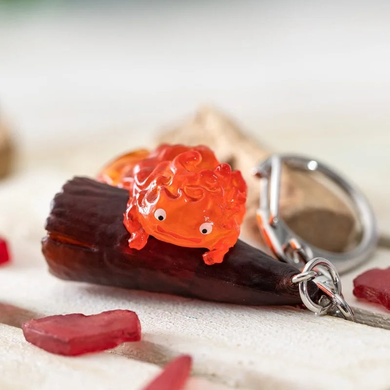Howl's Moving Castle Calcifer Studio Ghibli 3D Charm Keychain
