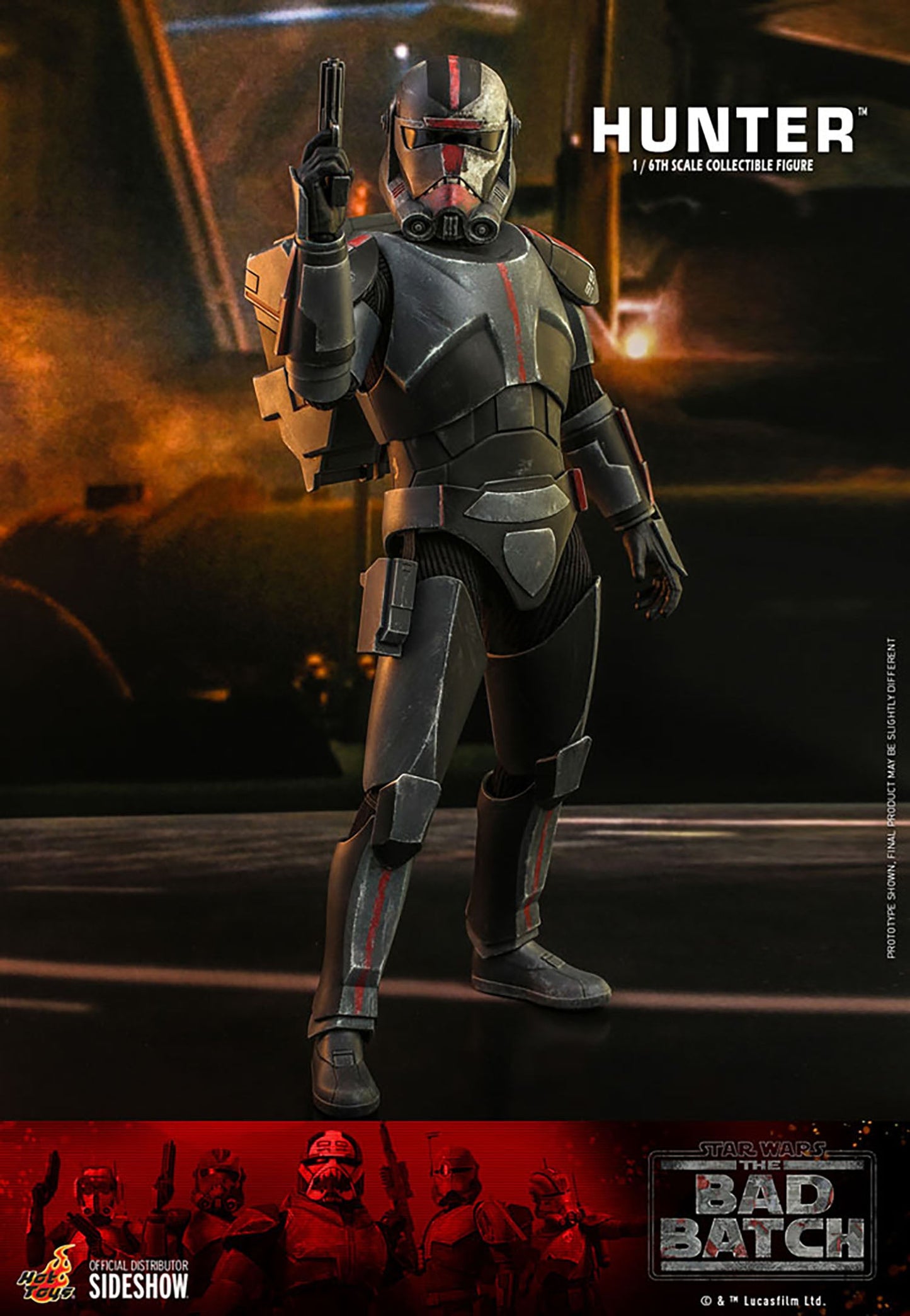 Hunter Star Wars: The Bad Batch Sixth Scale Figure by Hot Toys