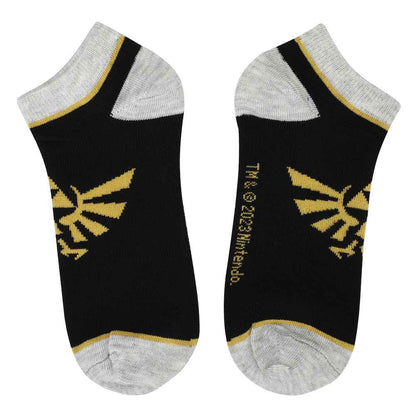 The Legend of Zelda Hyrule Crest Ladies Ankle Socks 5 Pair Set