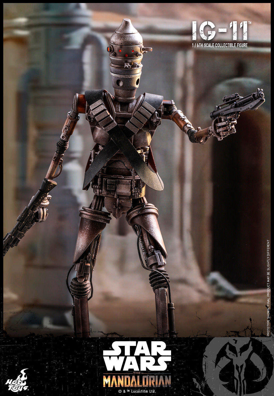 Star Wars The Mandalorian IG-11 Sixth Scale Figure by Hot Toys