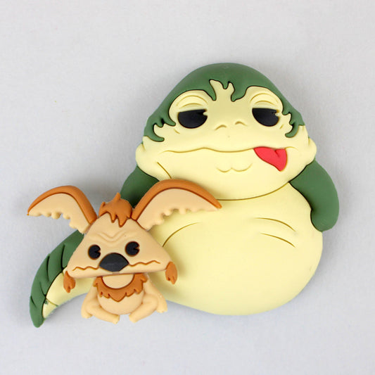 Jabba the Hutt and Salacious B. Crumb (Star Wars) 3D Foam Magnet