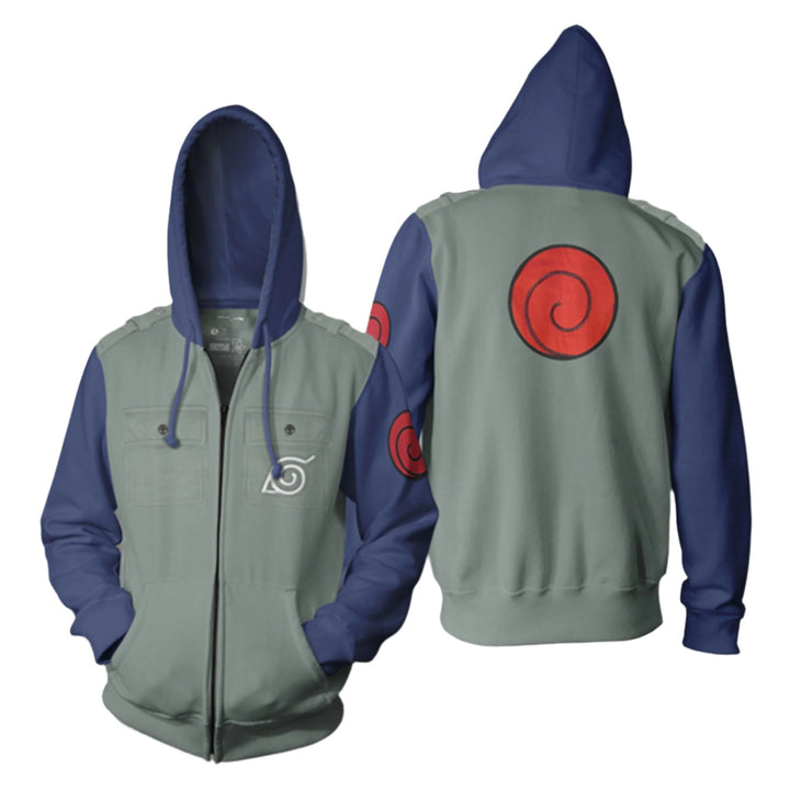 Naruto Shippuden Kakashi Hatake Premium Cosplay Hoodie