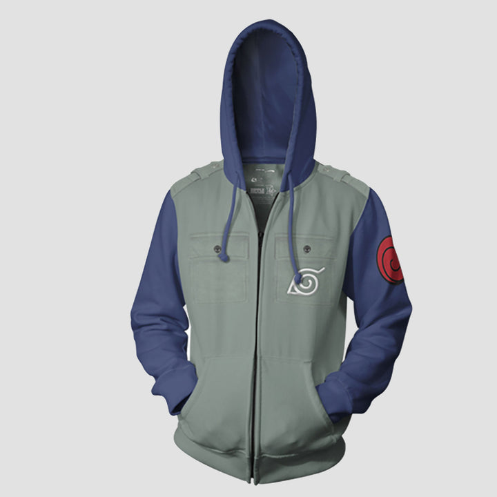 Naruto Shippuden Kakashi Hatake Premium Cosplay Hoodie