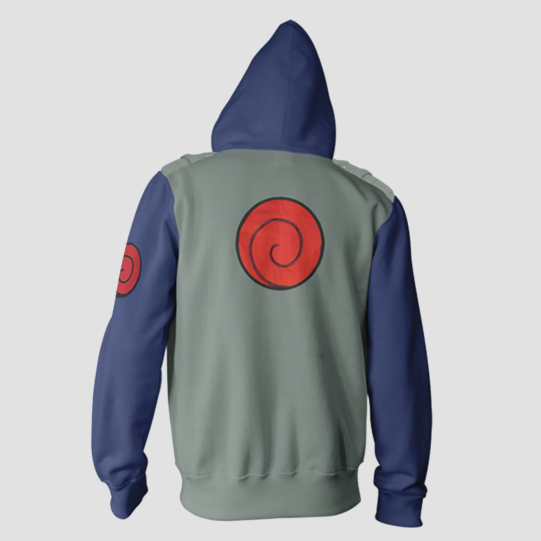 Naruto Shippuden Kakashi Hatake Premium Cosplay Hoodie