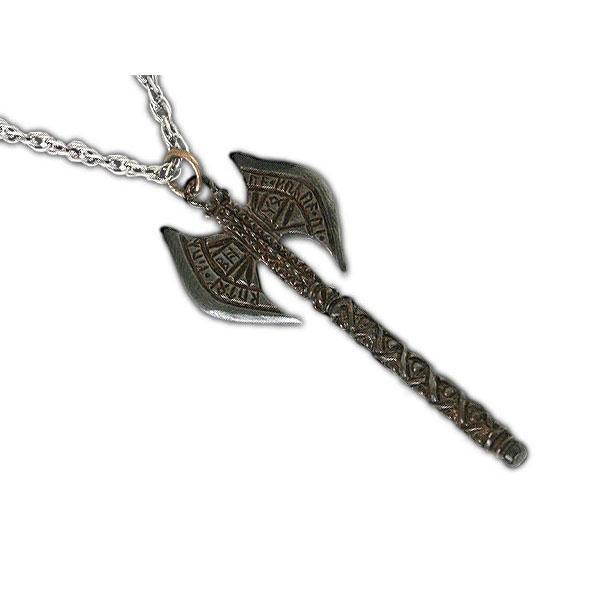 Lord of the Rings Dwarven Battle Axe Bronze Necklace