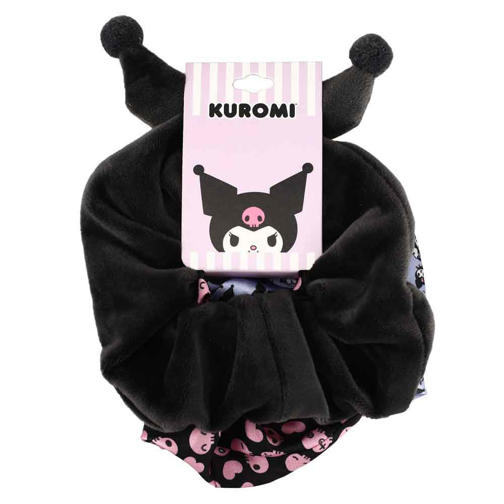Sanrio Kuromi 3 Piece Scrunchie Set
