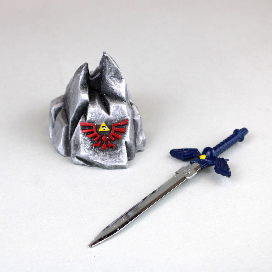 Master Sword in Stone Legend of Zelda Desk Display