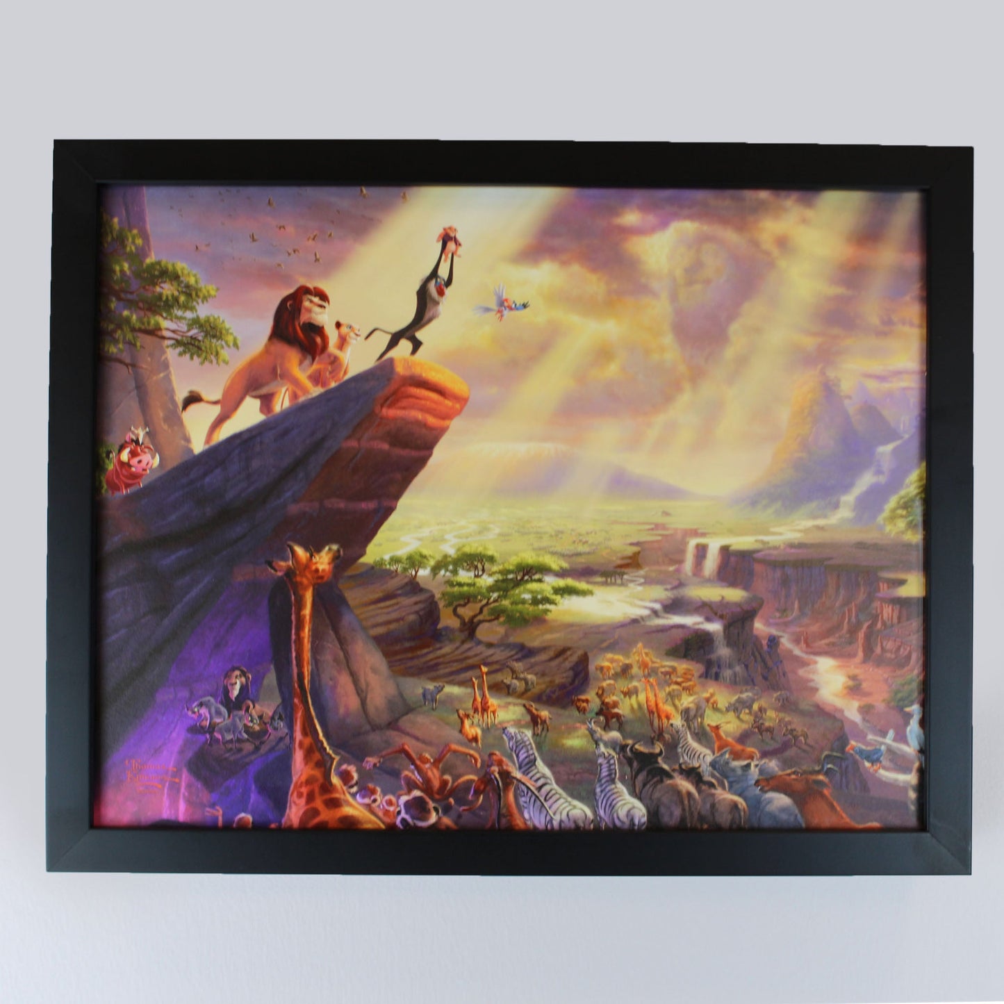 The Lion King (Disney) Thomas Kinkade Framed Art Print