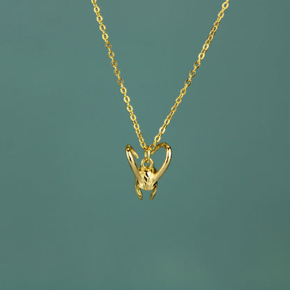 Loki Helmet (Marvel) Precious Metal Necklace