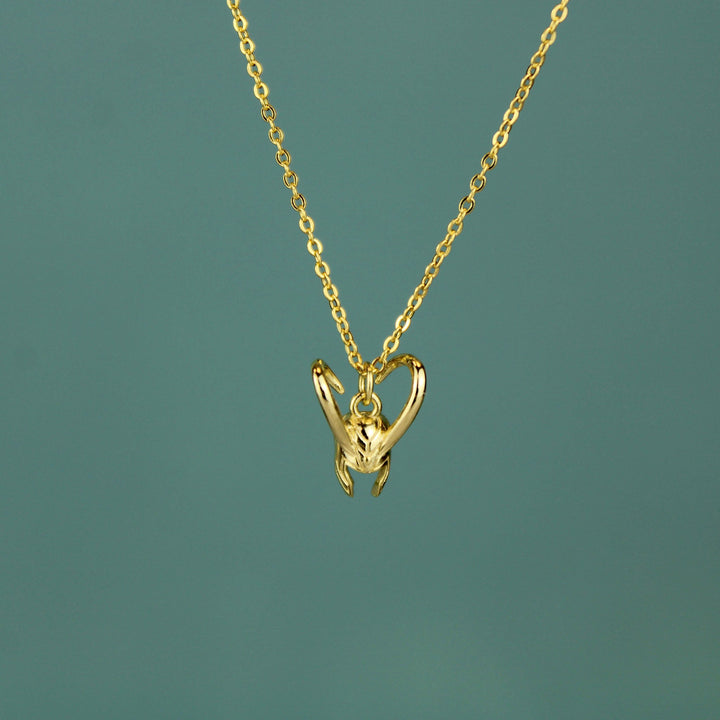 Loki Helmet (Marvel) Precious Metal Necklace