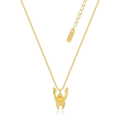 Marvel Loki Helmet 14K Gold Necklace