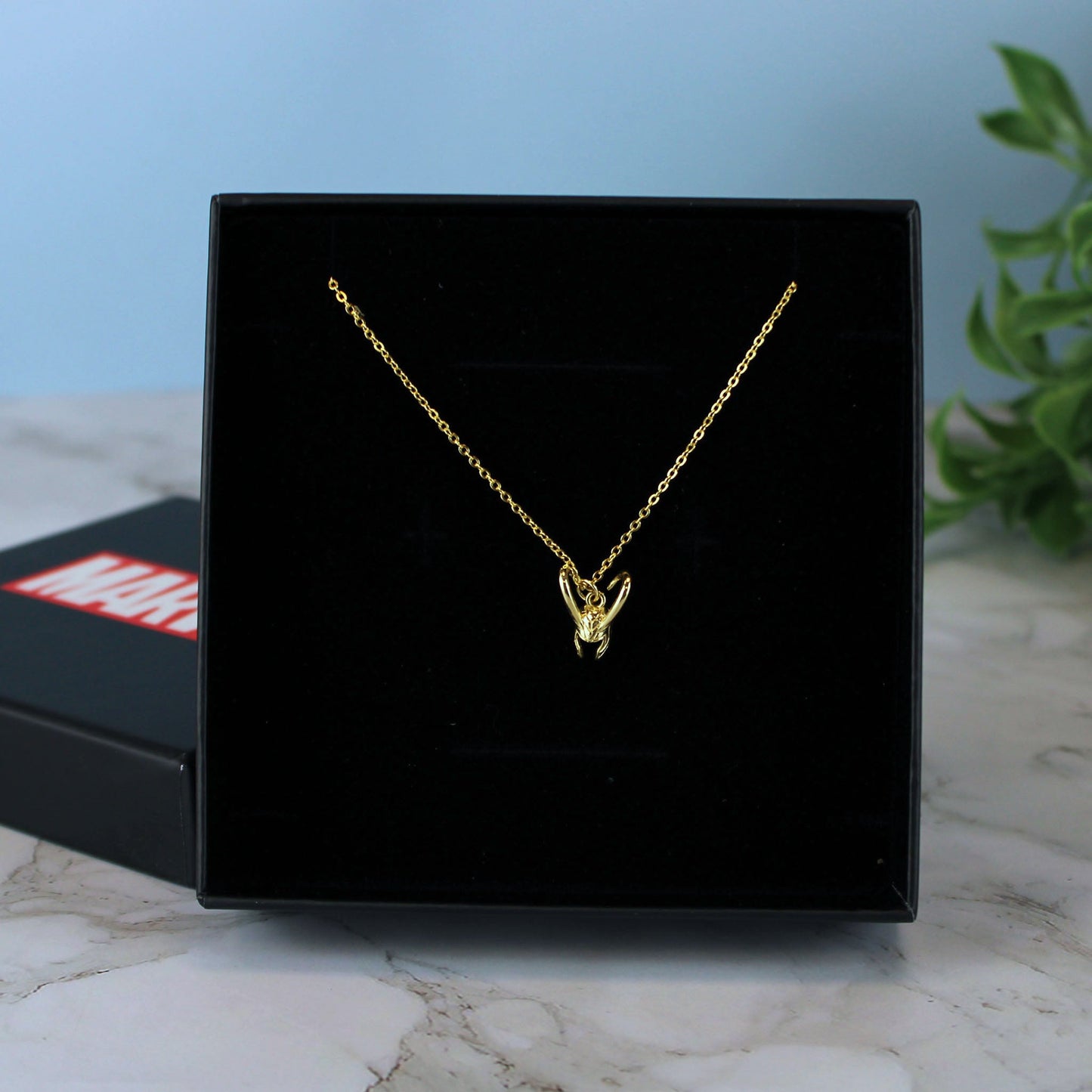 Loki Helmet (Marvel) Precious Metal Necklace