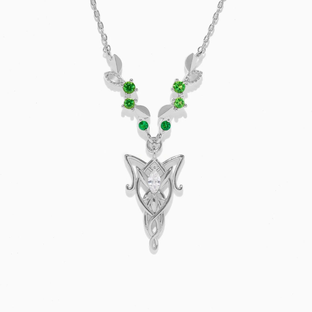 Lord of the Rings: Elven Evenstar Crystal Necklace