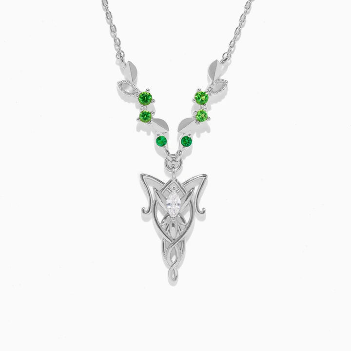 Lord of the Rings: Elven Evenstar Crystal Necklace