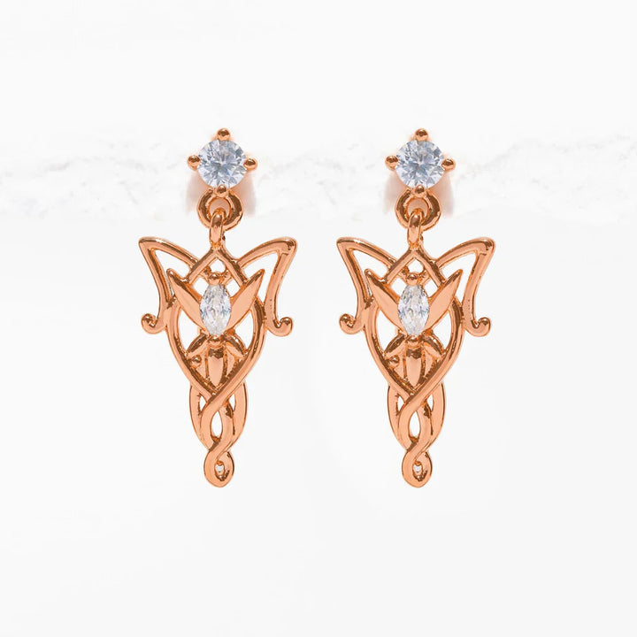 Lord of the Rings Evenstar Crystal Dangle Earrings